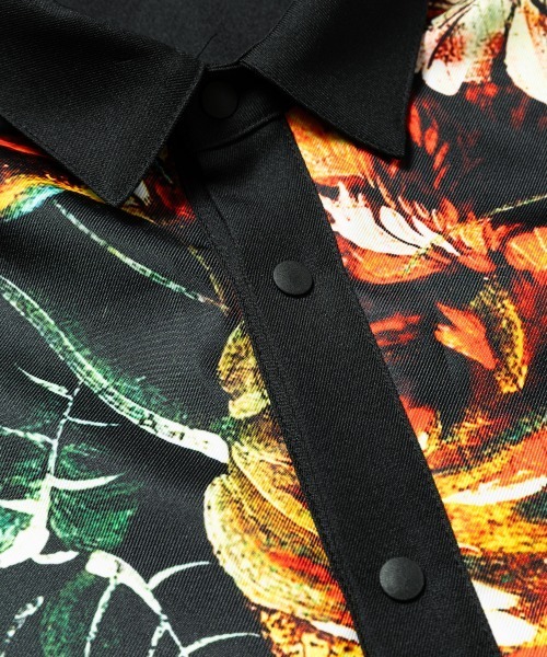 rehacer（レアセル）の「rehacer : Botanical Pullover Shirt / ボタニカル プルオーバー シャツ（シャツ/ブラウス・メンズ・ブラック・X-LARGE/LARGE/MEDIUM/SMALL）」の13枚目の写真