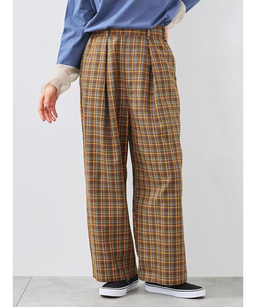 SM2（エスエムツー）の「チェック無地アソートタックパンツ（その他パンツ・レディース・オレンジ/ベージュ/ブラック・M/L）」の3枚目の写真