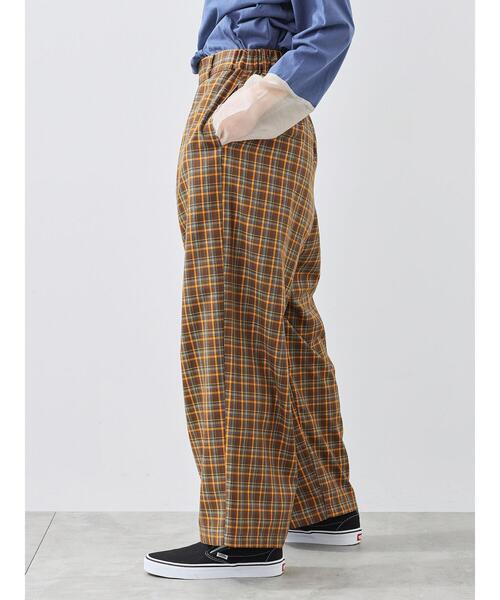 SM2（エスエムツー）の「チェック無地アソートタックパンツ（その他パンツ・レディース・オレンジ/ベージュ/ブラック・M/L）」の6枚目の写真