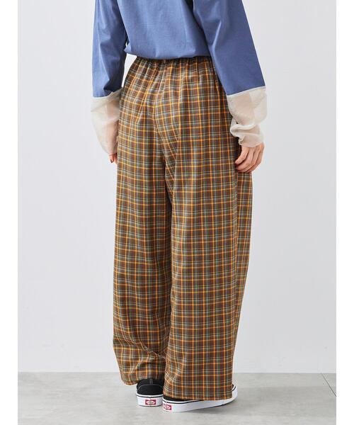 SM2（エスエムツー）の「チェック無地アソートタックパンツ（その他パンツ・レディース・オレンジ/ベージュ/ブラック・M/L）」の7枚目の写真