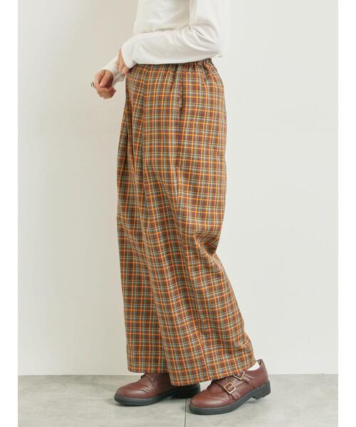 SM2（エスエムツー）の「チェック無地アソートタックパンツ（その他パンツ・レディース・オレンジ/ベージュ/ブラック・M/L）」の12枚目の写真