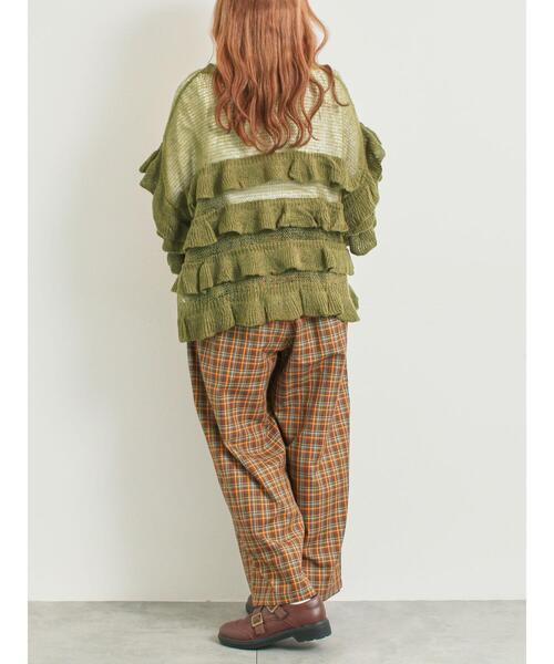 SM2（エスエムツー）の「チェック無地アソートタックパンツ（その他パンツ・レディース・オレンジ/ベージュ/ブラック・M/L）」の19枚目の写真