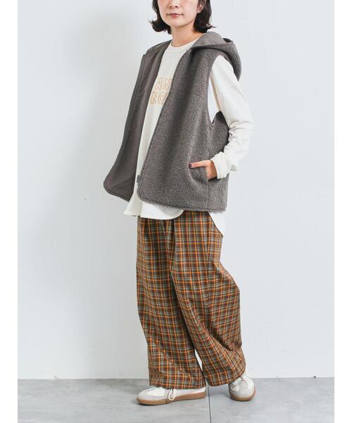 SM2（エスエムツー）の「チェック無地アソートタックパンツ（その他パンツ・レディース・オレンジ/ベージュ/ブラック・M/L）」の21枚目の写真