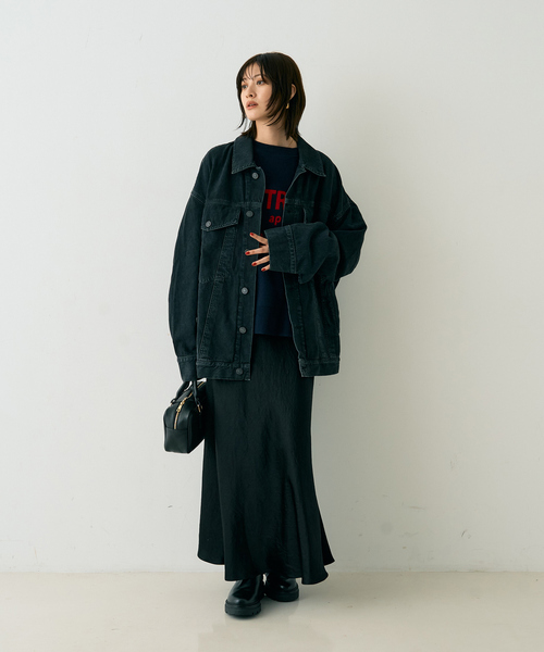 Rouge vif Anna(ルージュヴィフアンナ)の「ウール混ジャガードロゴニットプルオーバー(ニット/セーター・レディース・ベージュ/ネイビー・フリー)」の8枚目の写真