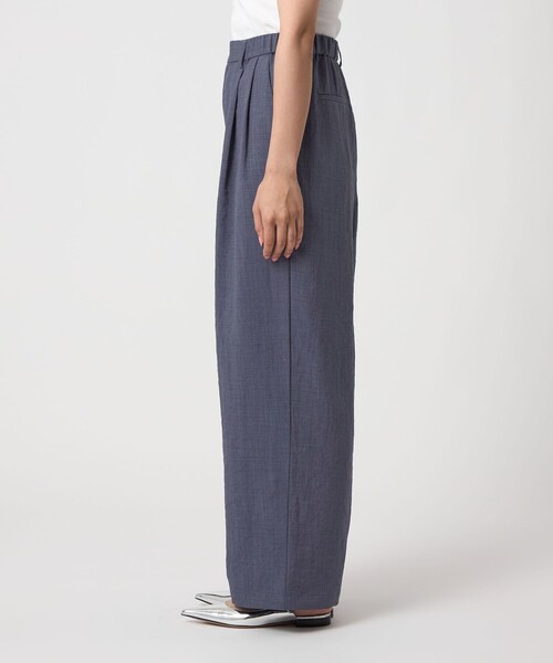 A DAY IN THE LIFE UNITED ARROWS(アデイインザライフユナイテッドアローズ)の「ワッシャー 2タックワイドパンツ <A DAY IN THE LIFE>(その他パンツ・レディース・ロイヤルブルー/ダークグレー/ベージュ・S/M)」の8枚目の写真