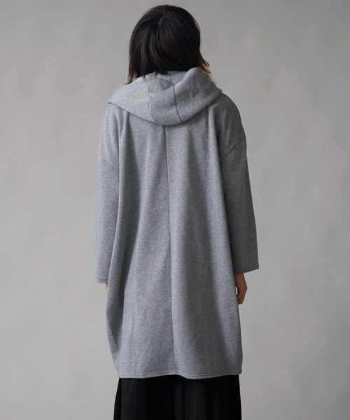 Theater code(シアターコード)の「Brushed Lining Double-Zipper Long Zip Hoodie / 裏起毛 2重ファスナー ロングジップパーカーメンズ(パーカー・メンズ・ブラック/グレー・2/3)」の22枚目の写真