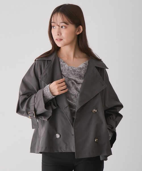 【9/1値上げ】rosy monster 新品ショートトレンチコート 9/1値上げ】rosy monster 新品ショートトレンチコート - メルカリ