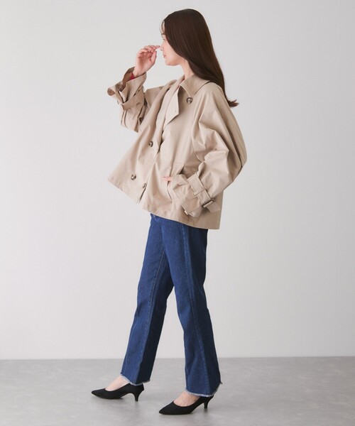 セール】Eクロスショートトレンチコート（トレンチコート）｜Jayro