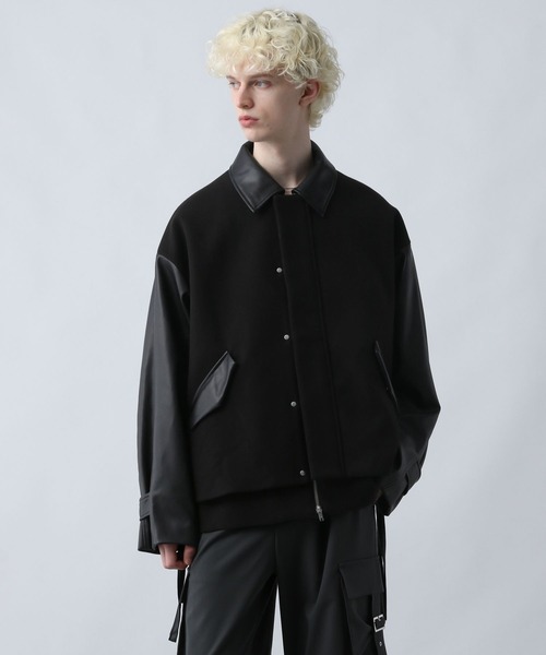 新品 HARE ウーリーテックレイヤードブルゾン sizeM ブラック ハレ ウーリーテックレイヤードブルゾン(HARE)（ブルゾン）｜HARE（ハレ）の