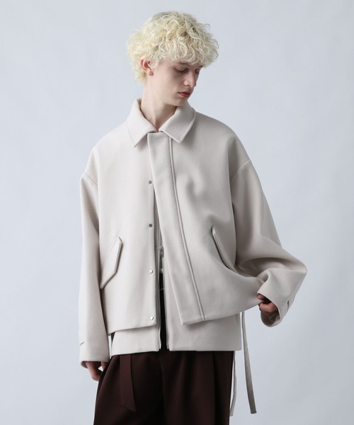 HARE（ハレ）の「ウーリーテックレイヤードブルゾン(HARE)（ブルゾン