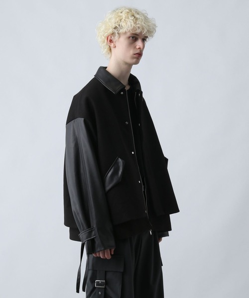 HARE（ハレ）の「ウーリーテックレイヤードブルゾン(HARE)（ブルゾン