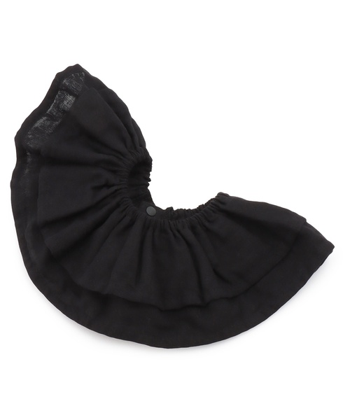 petit main（プティマイン）の「【防水】天使とコウモリのスタイ（スタイ/よだれかけ・キッズ・アイボリー/ブラック・F）」の6枚目の写真