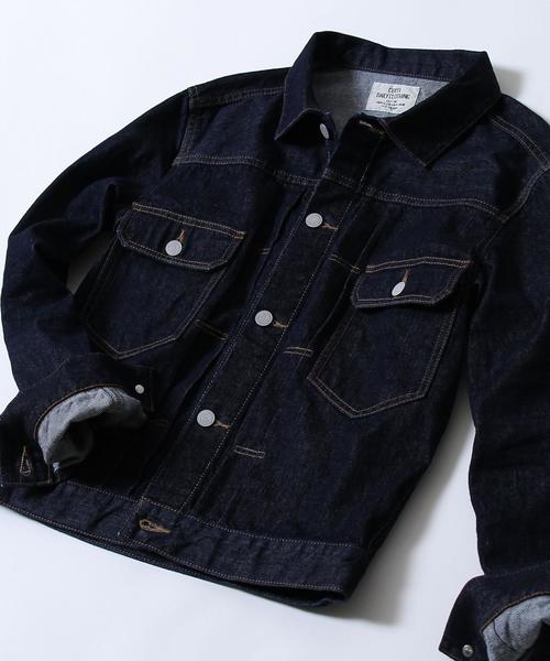 coen（コーエン）の「コーン・デニムジャケット（デニムジャケット・メンズ・ネイビー/ライトブルー・SMALL/X-LARGE/LARGE/MEDIUM）」の2枚目の写真