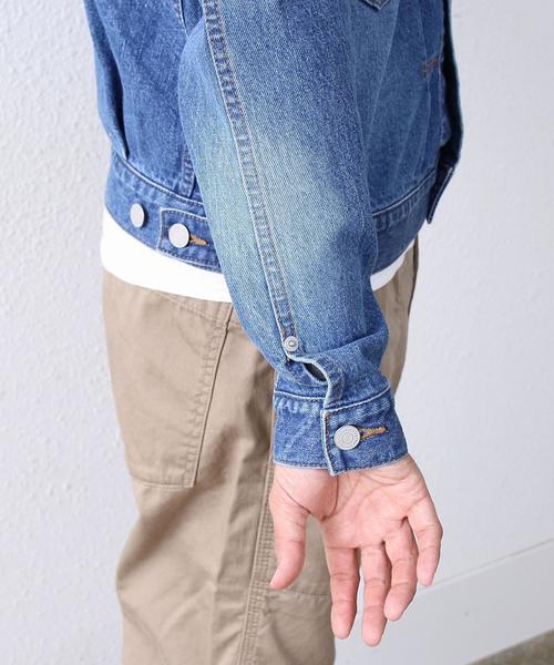 coen（コーエン）の「コーン・デニムジャケット（デニムジャケット・メンズ・ネイビー/ライトブルー・SMALL/X-LARGE/LARGE/MEDIUM）」の9枚目の写真