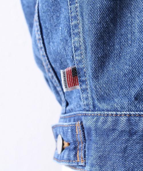 coen（コーエン）の「コーン・デニムジャケット（デニムジャケット・メンズ・ネイビー/ライトブルー・SMALL/X-LARGE/LARGE/MEDIUM）」の11枚目の写真