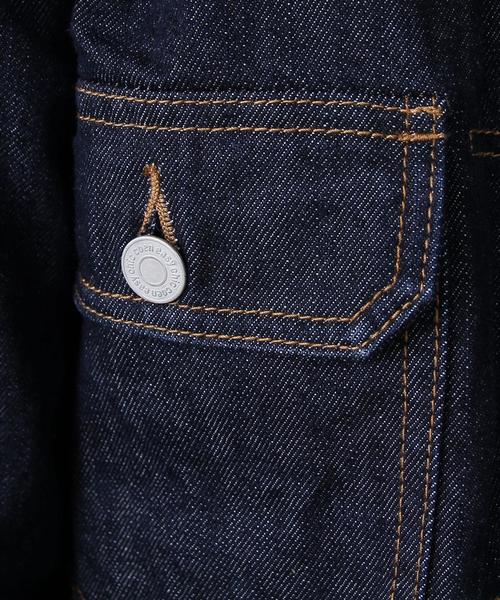 coen（コーエン）の「コーン・デニムジャケット（デニムジャケット・メンズ・ネイビー/ライトブルー・SMALL/X-LARGE/LARGE/MEDIUM）」の4枚目の写真