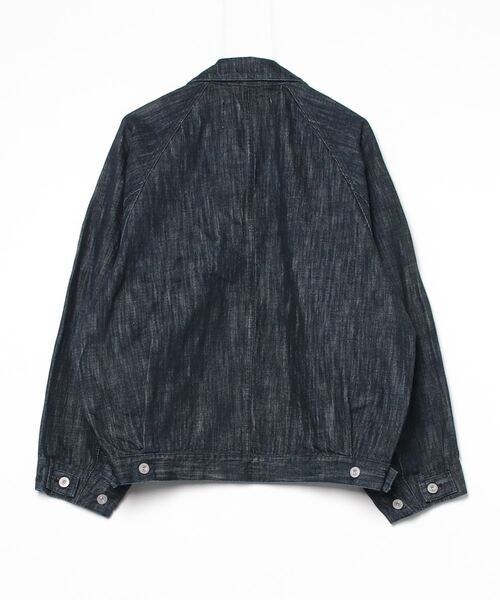 VOAAOV(ヴォアーブ)の「【VOAAOV】 RANDOM CRUNCH DENIM Oversize Blouson - wash(デニムジャケット・メンズ・ワンウォッシュ・2/1/0)」の6枚目の写真
