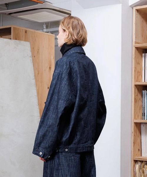 VOAAOV(ヴォアーブ)の「【VOAAOV】 RANDOM CRUNCH DENIM Oversize Blouson - wash(デニムジャケット・メンズ・ワンウォッシュ・2/1/0)」の3枚目の写真