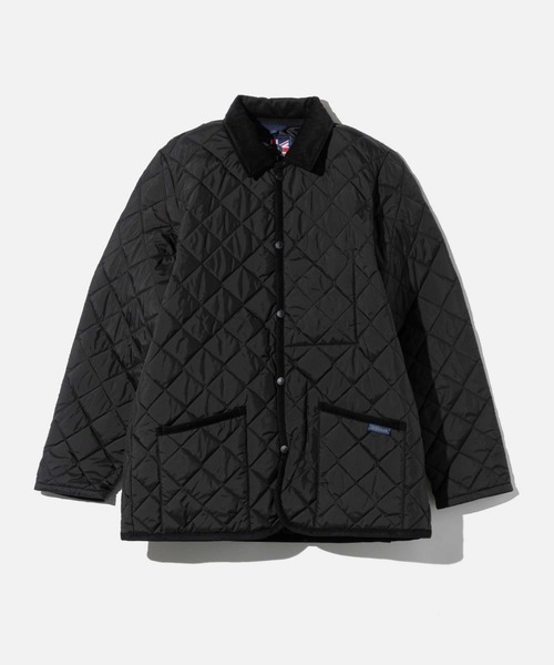 LAVENHAM(ラベンハム)の「LAVENHAM DENHAM ラベンハム デンハム キルティングジャケット(ダウンジャケット/コート・メンズ・ブラック系2/ネイビー系1/ブラック系1・MEDIUM/X-LARGE/LARGE)」の2枚目の写真