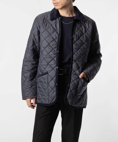 LAVENHAM(ラベンハム)の「LAVENHAM DENHAM ラベンハム デンハム キルティングジャケット(ダウンジャケット/コート・メンズ・ブラック系2/ネイビー系1/ブラック系1・MEDIUM/X-LARGE/LARGE)」の3枚目の写真