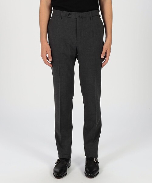 INCOTEX（インコテックス）の「INCOTEX ストレッチウール ノープリーツスリムスラックス 30（スラックス・メンズ・チャコールグレー/グレー・48/44）」の4枚目の写真