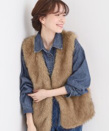 Cutie Blonde | ふわふわフェイクファーベスト(ベスト)