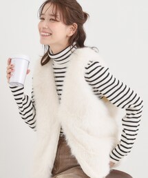 Cutie Blonde | ふわふわフェイクファーベスト(ベスト)