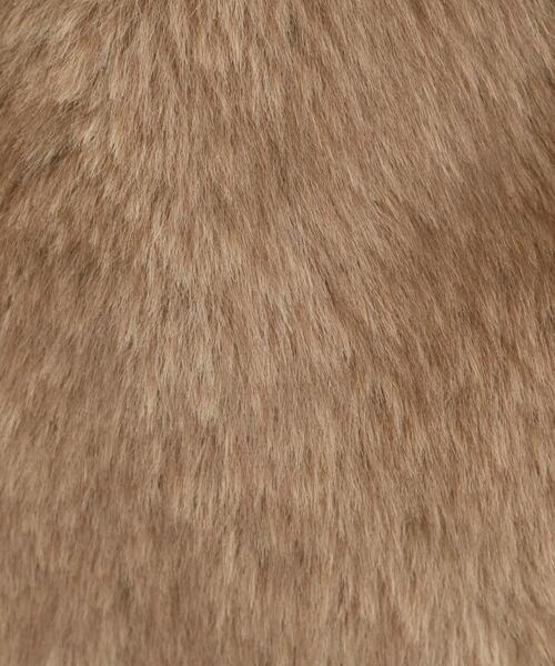 Cutie Blonde（キューティーブロンド）の「ふわふわフェイクファーベスト（ベスト・レディース・オフホワイト/キャメル/ブラウン系その他・00）」の11枚目の写真