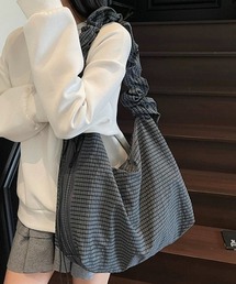 CELENA BEATS（セレナビーツ）の「チェック＆ワッフル シャーリング ショルダー バッグ（ショルダーバッグ）」