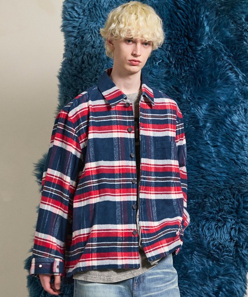 【売り切りセール】 GREG LAUREN デニムカラーネルシャツ 売り切りセール】 GREG LAUREN デニムカラーネルシャツ