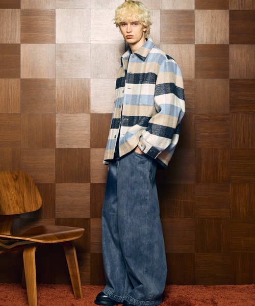 UNISEX》【Italian Dead Stock Fabric】Prime-Over Regular Collar