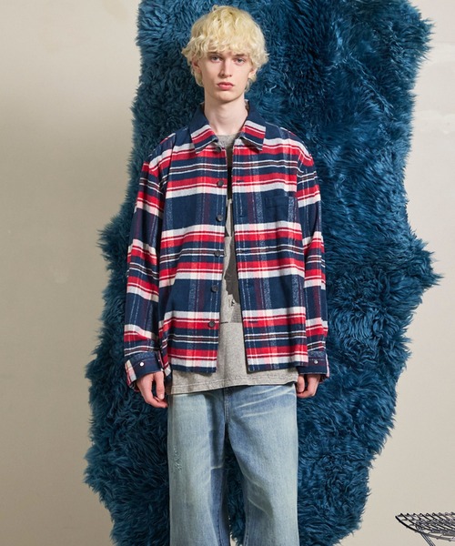 UNISEX》【Italian Dead Stock Fabric】Prime-Over Regular Collar