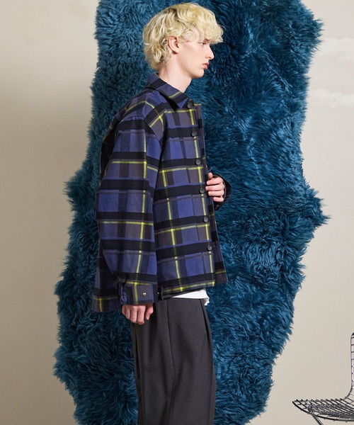 UNISEX》【Italian Dead Stock Fabric】Prime-Over Regular Collar