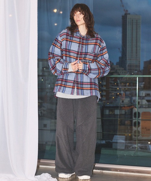 UNISEX》【Italian Dead Stock Fabric】Prime-Over Regular Collar