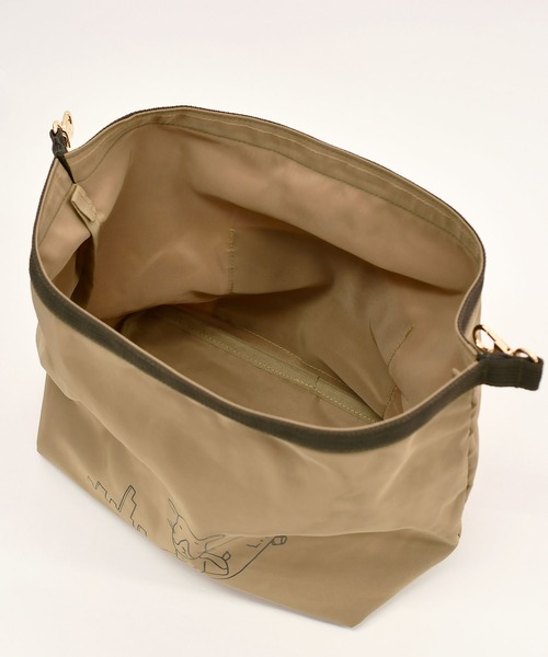 LAZY SUSAN（レイジースーザン）の「バッグインソーシーバンチ　１１（ポーチ・レディース・ブラック/ベージュ・FREE）」の9枚目の写真