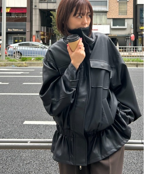 Henon.（ヘノン）の「GATHERING OVER BLOUSON（ブルゾン）」 - WEAR