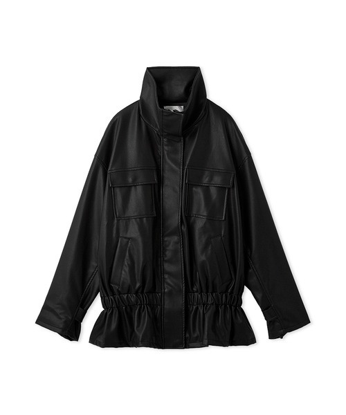 Henon ヘノン　レザージャケット　完売 GATHERING OVER BLOUSON（ブルゾン）｜Henon.（ヘノン）のファッション