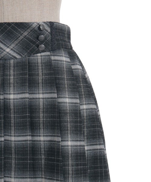 axes femme(アクシーズファム)の「ボタン使いチェックスカパン(その他パンツ・レディース・ブラウン/グレー/ピンク・FREE)」の14枚目の写真