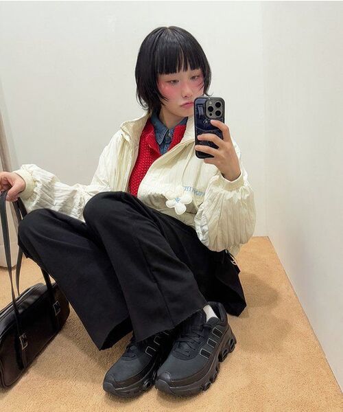 RONRON(ロンロン)の「BERRY HANDMADE POINT FISHERMAN TOGGLE CARDIGAN RED(カーディガン/ボレロ・レディース・その他・FREE)」の6枚目の写真
