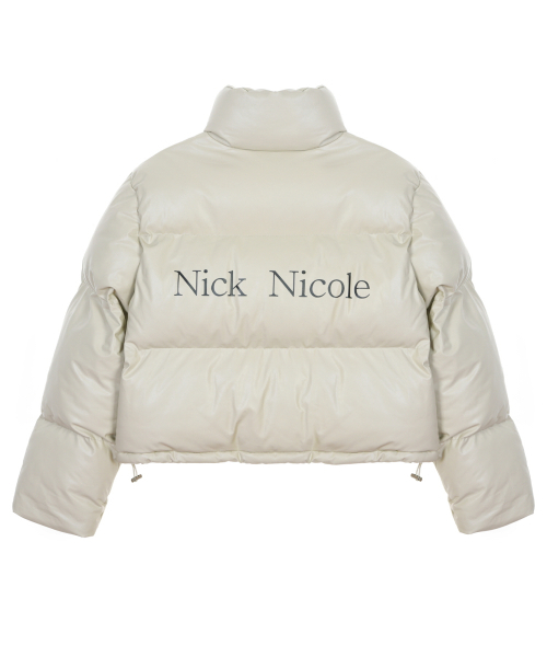 NICK&NICOLE(ニックアンドニコール)の「NICOLE LEATHER PUFFER SHORT PADDING_SAND BEIGE(ダウンジャケット/コート・レディース・その他・FREE)」の4枚目の写真