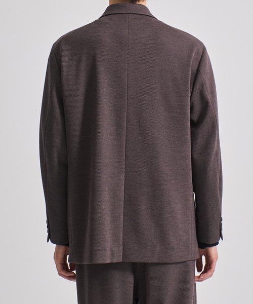 CITY TOKYO（シティトウキョウ）の「【CITY TOKYO/シティートーキョー】KANEMASA KNITウールネルJKT（テーラードジャケット・メンズ・ブラウン・2/3）」の13枚目の写真