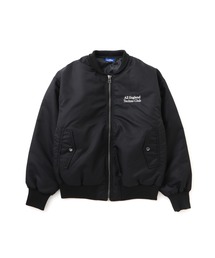 IDEA BOOKS(アイディアブックス)の【IDEA for bonjour records】Exclusive ALL ENGLAND TECHNO CLUB MA-1 NYLON TWILL JACKET(MA-1)