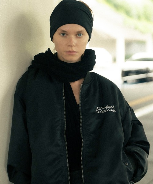 IDEA for bonjour records】Exclusive ALL ENGLAND TECHNO CLUB MA-1