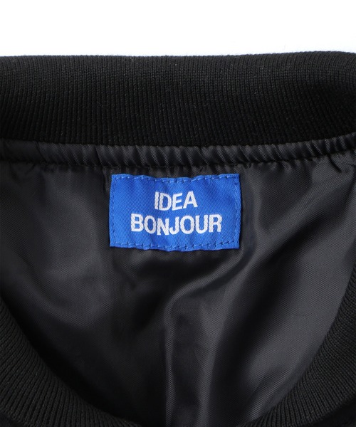 IDEA BOOKS(アイディアブックス)の「【IDEA for bonjour records】Exclusive ALL ENGLAND TECHNO CLUB MA-1 NYLON TWILL JACKET(MA-1・メンズ・ブラック・M/L/XL)」の3枚目の写真
