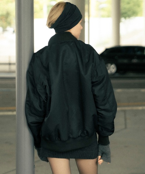 IDEA BOOKS(アイディアブックス)の「【IDEA for bonjour records】Exclusive ALL ENGLAND TECHNO CLUB MA-1 NYLON TWILL JACKET(MA-1・メンズ・ブラック・M/L/XL)」の13枚目の写真