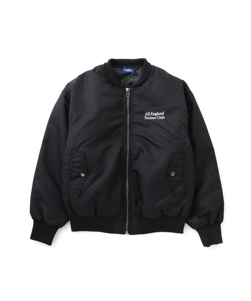 IDEA BOOKS(アイディアブックス)の「【IDEA for bonjour records】Exclusive ALL ENGLAND TECHNO CLUB MA-1 NYLON TWILL JACKET(MA-1・メンズ・ブラック・M/L/XL)」の17枚目の写真