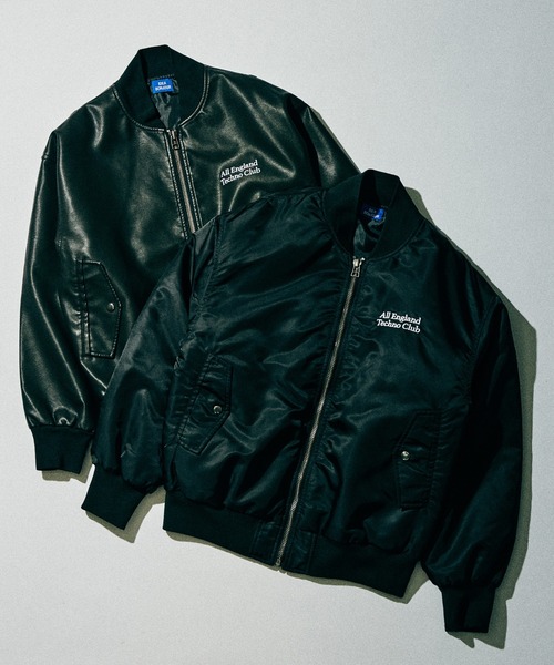 IDEA BOOKS(アイディアブックス)の「【IDEA for bonjour records】Exclusive ALL ENGLAND TECHNO CLUB MA-1 NYLON TWILL JACKET(MA-1・メンズ・ブラック・M/L/XL)」の14枚目の写真