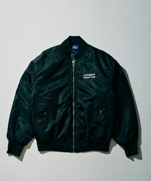IDEA BOOKS(アイディアブックス)の「【IDEA for bonjour records】Exclusive ALL ENGLAND TECHNO CLUB MA-1 NYLON TWILL JACKET(MA-1・メンズ・ブラック・M/L/XL)」の18枚目の写真