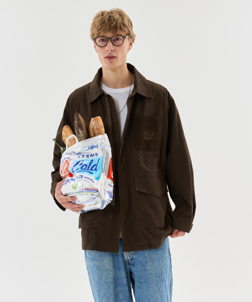 AECA(エイカ)の「AECA 2TONE WASHED FIELD JACKET-BROWN(その他アウター・レディース・その他・MEDIUM/LARGE)」の2枚目の写真