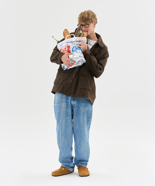 AECA(エイカ)の「AECA 2TONE WASHED FIELD JACKET-BROWN(その他アウター・レディース・その他・MEDIUM/LARGE)」の3枚目の写真
